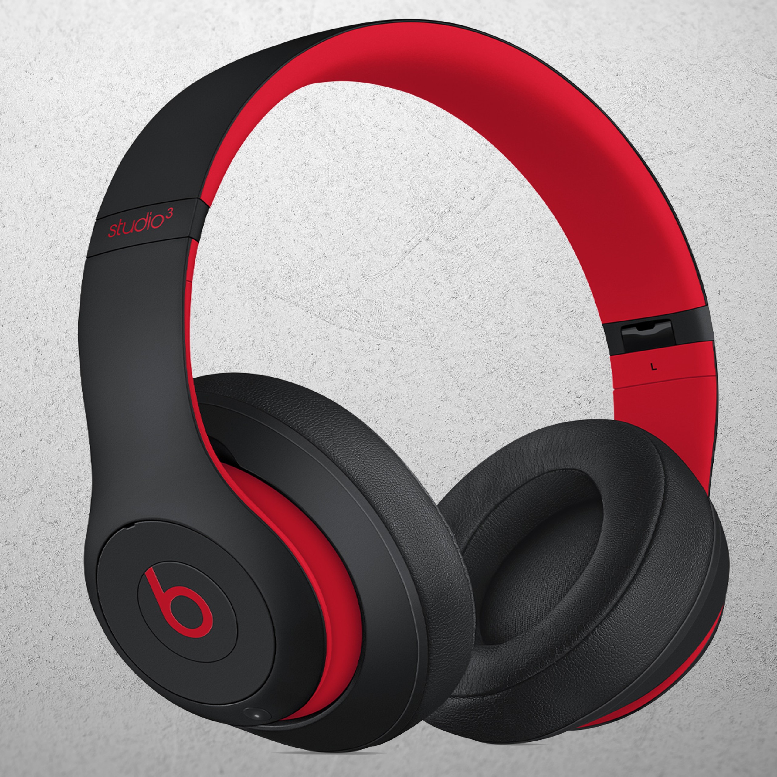Experience the Beats Studio 3 wireless on-ear headphones by Beats By Dre, with repairable ear speaker, headphone jack, charging port, headband, hinge, and battery replacement services available at "One Hour Device Repair".
