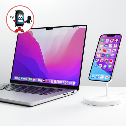 Finding a good preowned device can be tricky Dont worry At One Hour Device Repair, the iPhone XS and XR are charging on a dock.