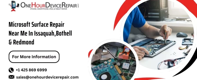 Microsoft Surface Repair Near Me in Issaquah, Redmond, and Bothell by OHDR