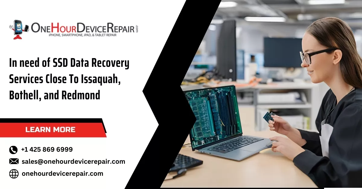 SSD Data Recovery Service Professional SSD data recovery service conveniently located in Bothell, Redmond, and Issaquah. Get help now!