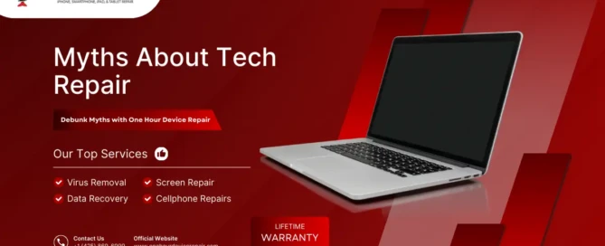 Myths About Tech Repair by One Hour Device Repair