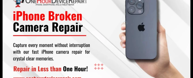 Repair Broken iPhone Cameras in Under an Hour! 🚀📸 at One Hour Device Repair