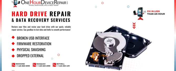 Hard Drive Repair & Data Recovery Services by One Hour Device Repair