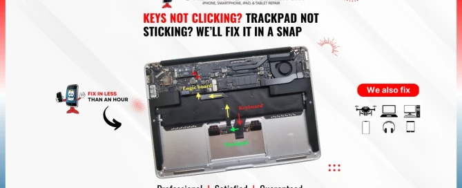 Keyboard and Trackpad Repair by One Hour Device Repair