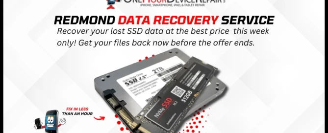 Redmond Best Data Recovery Service – From Lost to Found❤️ by One Hour Device Repair
